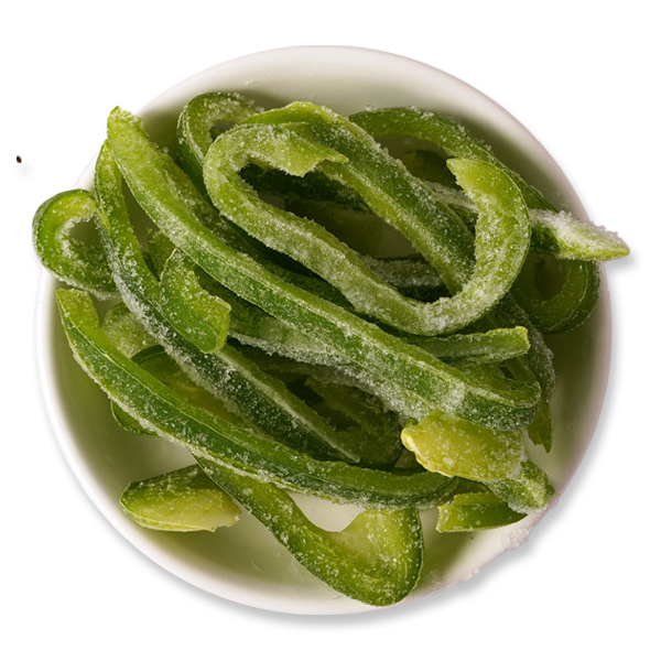 Green Bell Pepper Strips