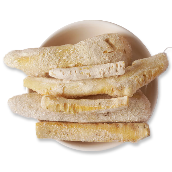 IQF Peeled Horseradish Cuts